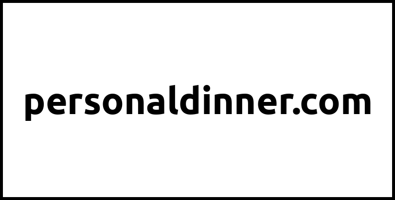 personaldinner.com