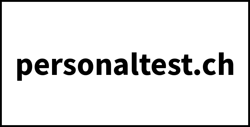 personaltest.ch