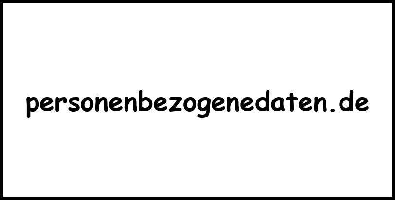 personenbezogenedaten.de