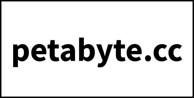 petabyte.cc