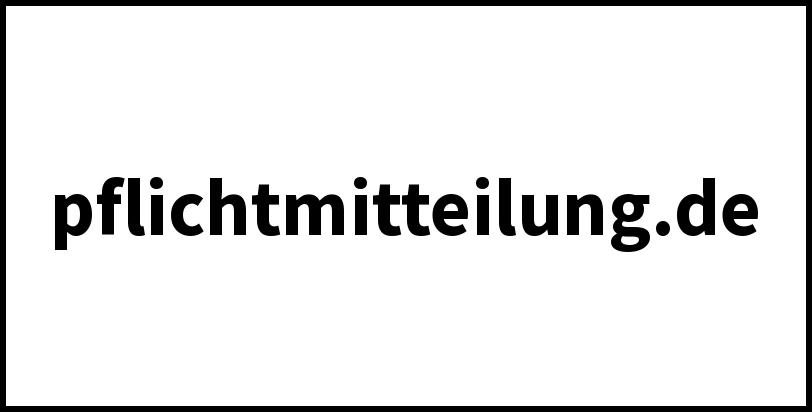 pflichtmitteilung.de