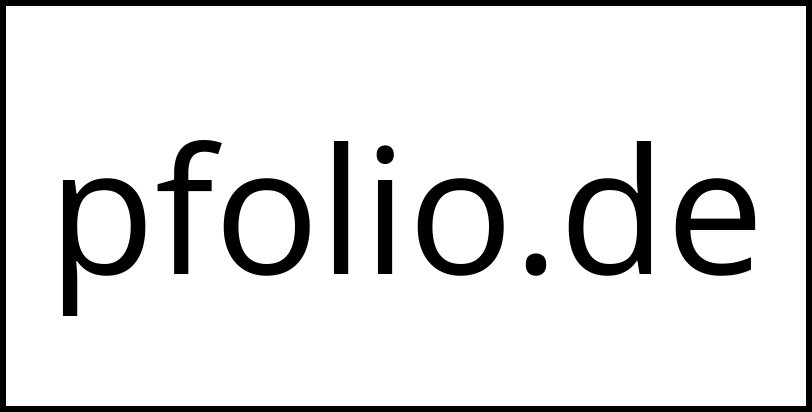 pfolio.de