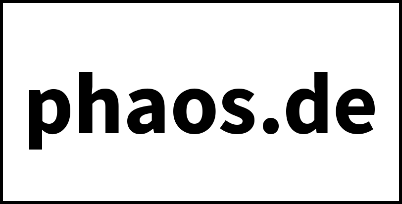 phaos.de