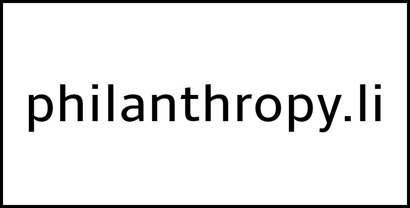 philanthropy.li