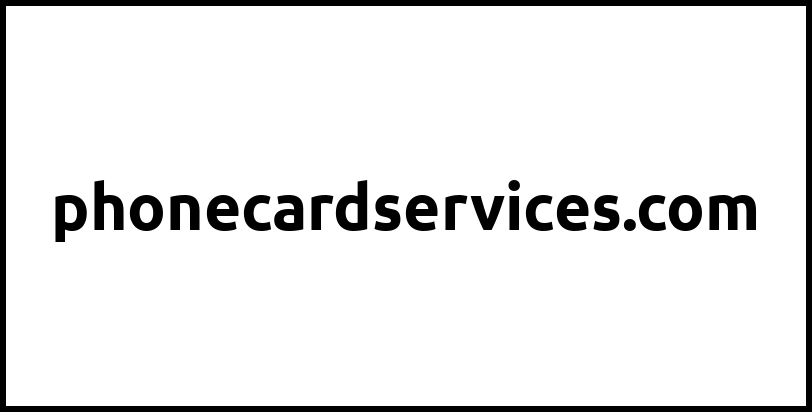 phonecardservices.com