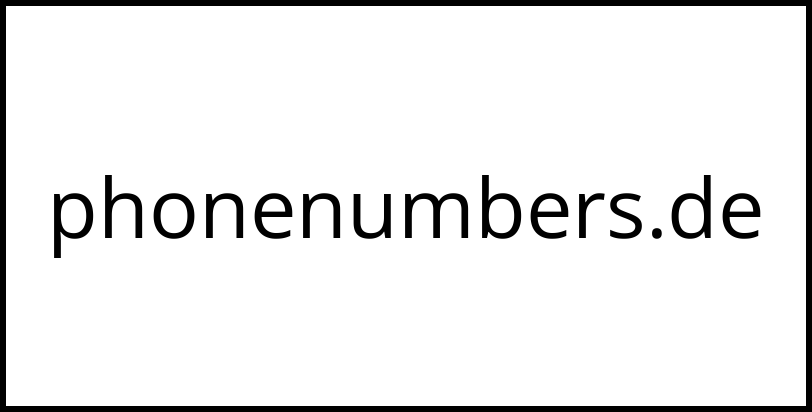 phonenumbers.de