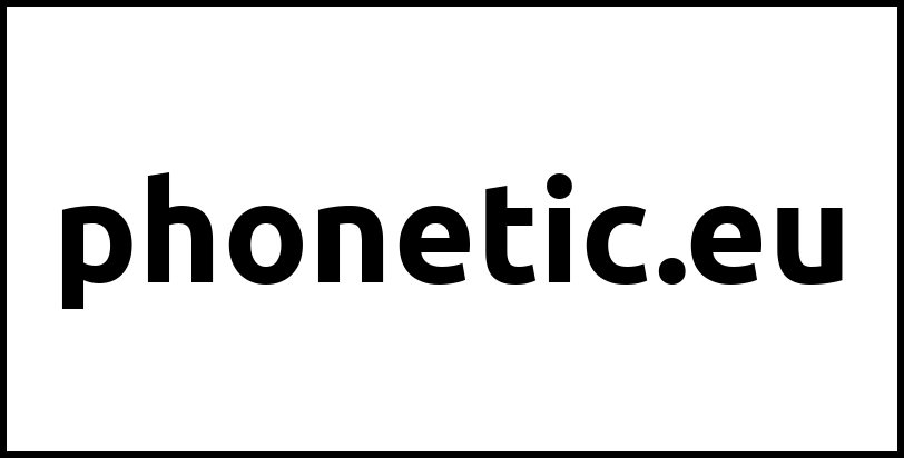 phonetic.eu