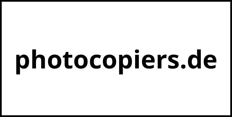 photocopiers.de