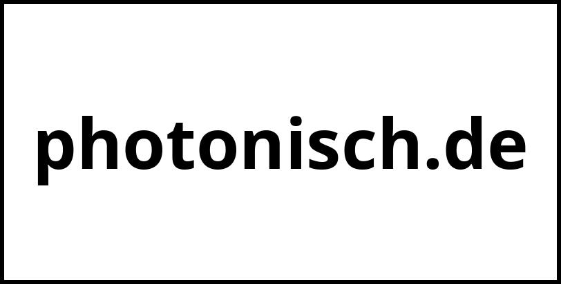 photonisch.de