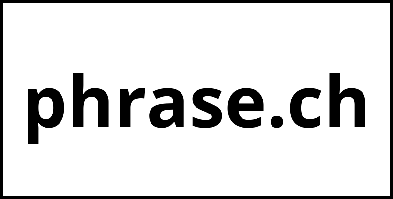 phrase.ch