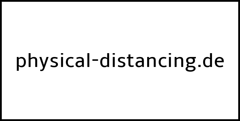 physical-distancing.de