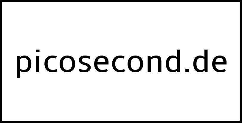 picosecond.de