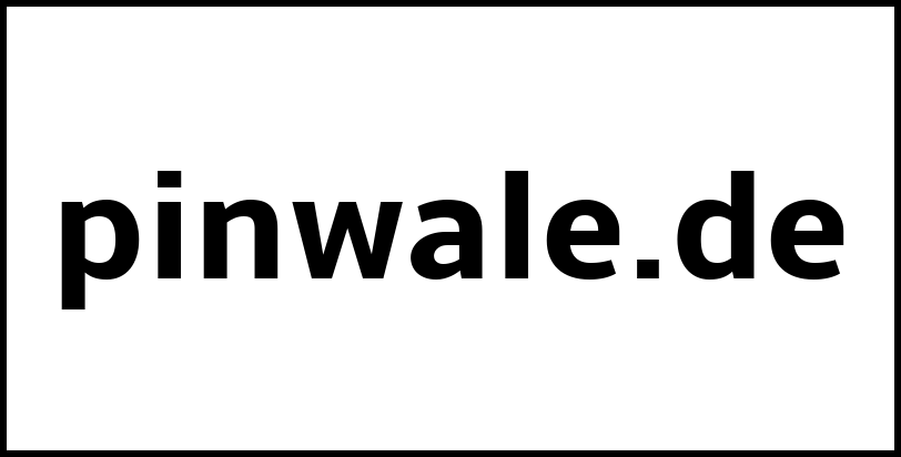 pinwale.de