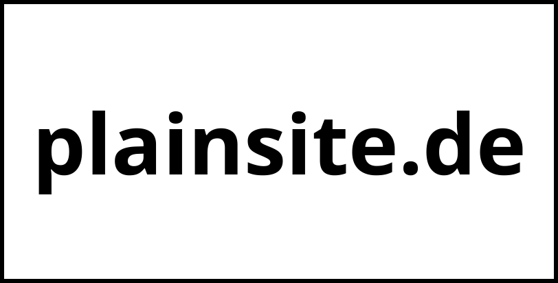 plainsite.de