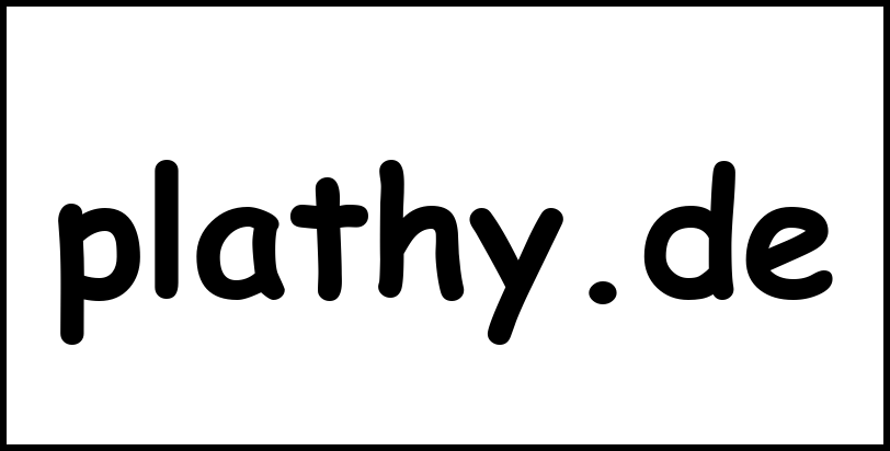 plathy.de