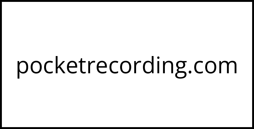 pocketrecording.com