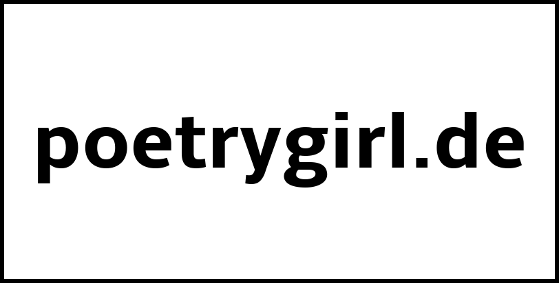 poetrygirl.de