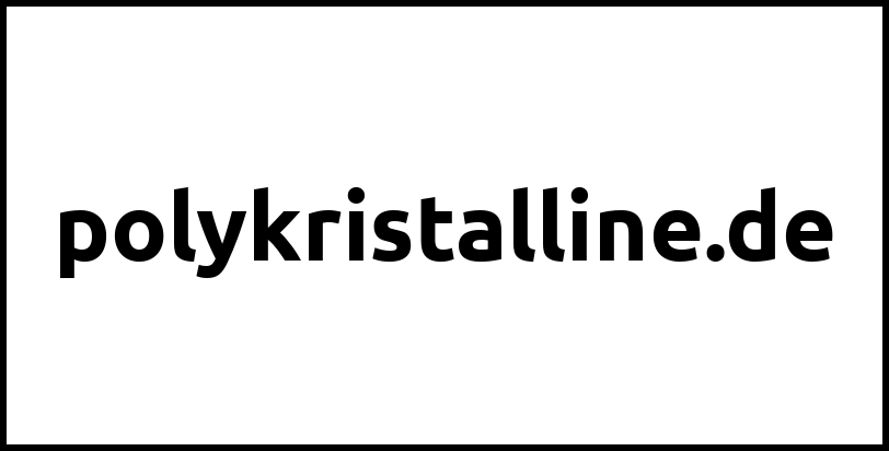 polykristalline.de