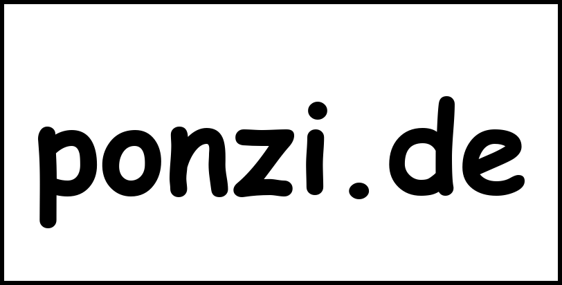 ponzi.de