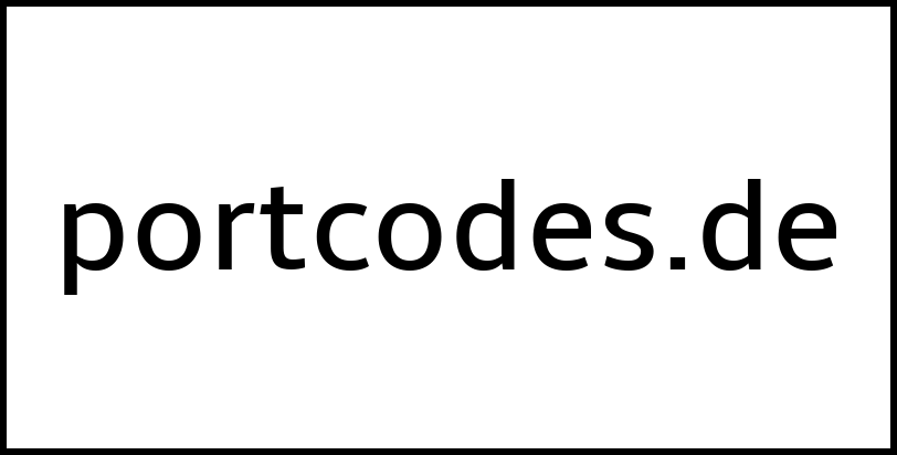 portcodes.de