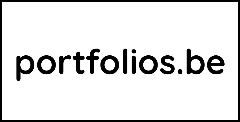 portfolios.be