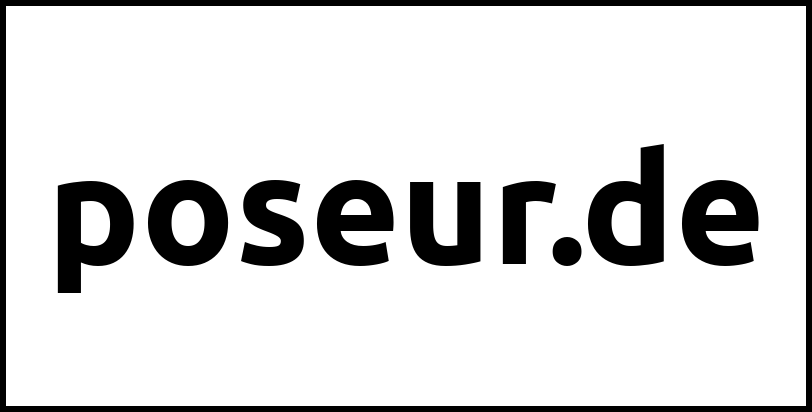 poseur.de