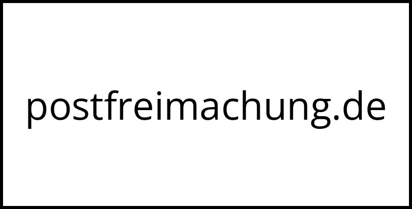 postfreimachung.de