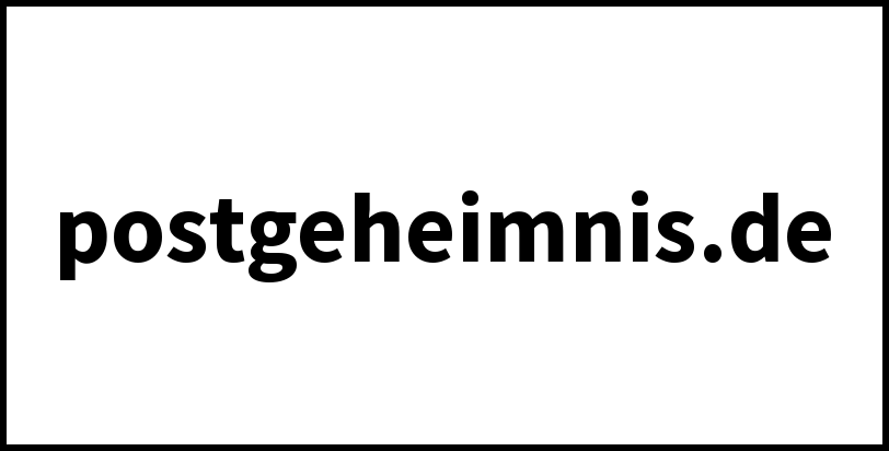 postgeheimnis.de