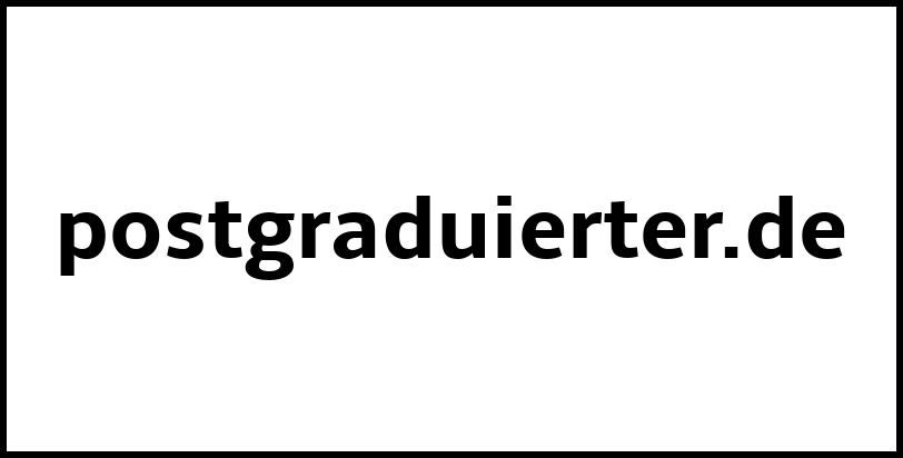 postgraduierter.de