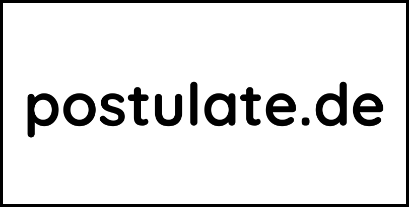 postulate.de