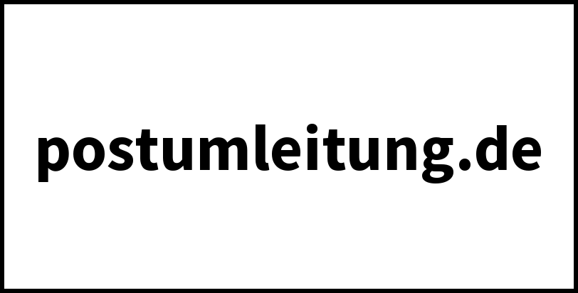 postumleitung.de