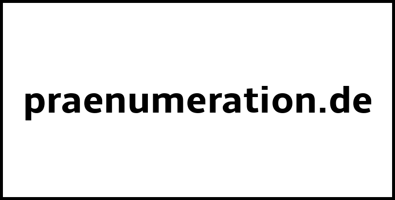 praenumeration.de