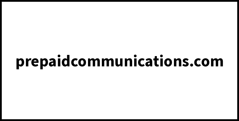 prepaidcommunications.com