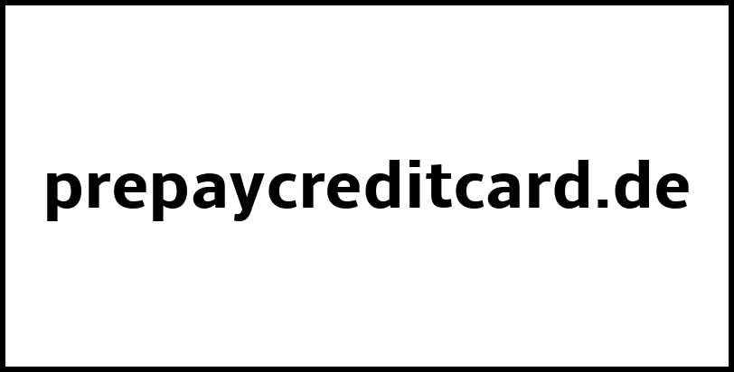 prepaycreditcard.de