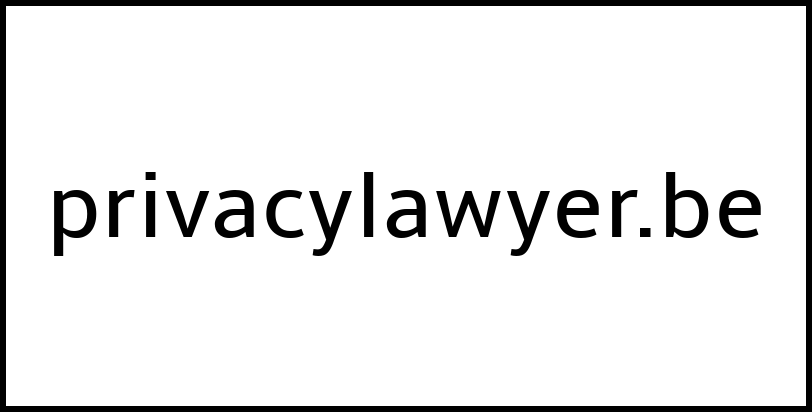 privacylawyer.be