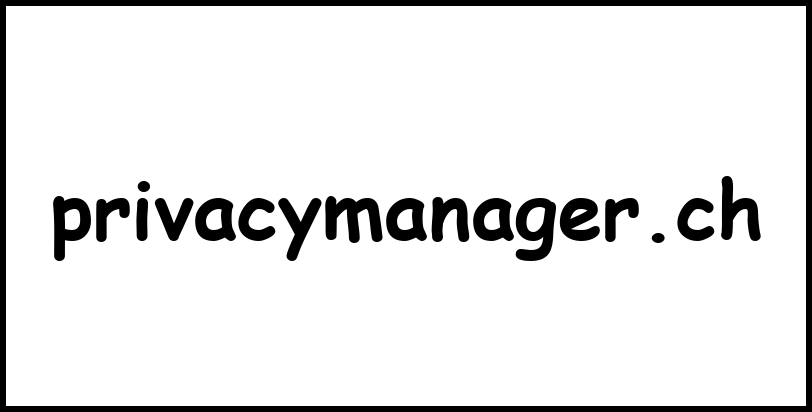 privacymanager.ch