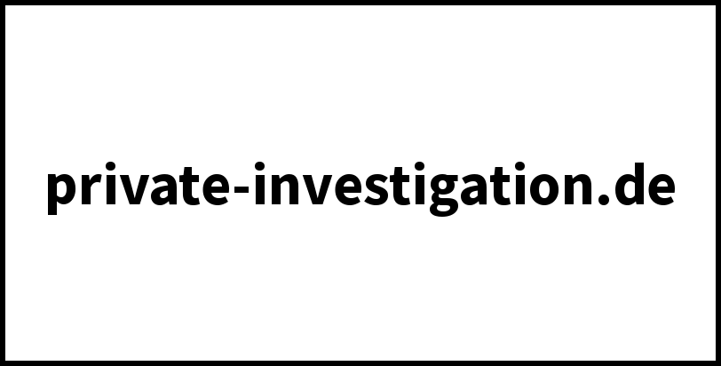 private-investigation.de