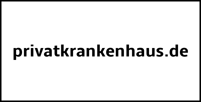 privatkrankenhaus.de