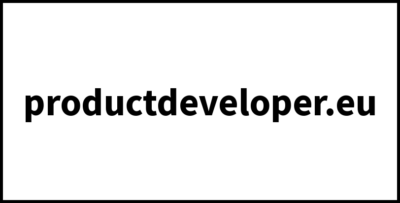 productdeveloper.eu