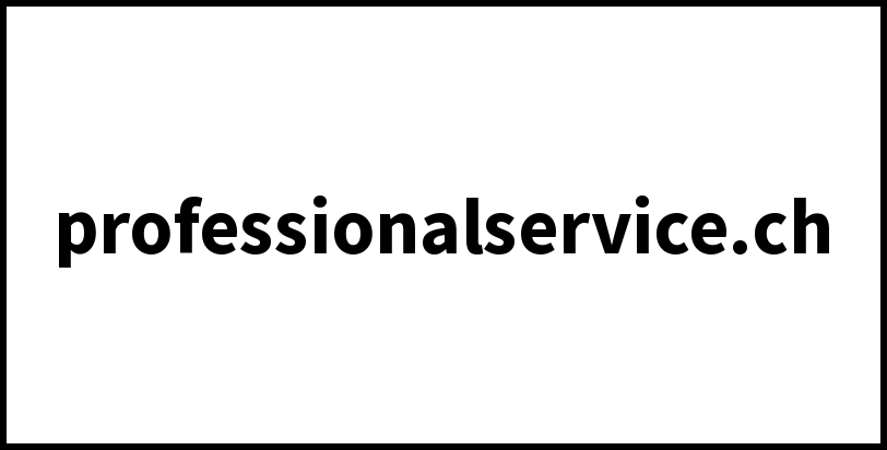 professionalservice.ch