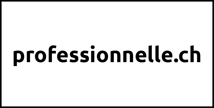 professionnelle.ch