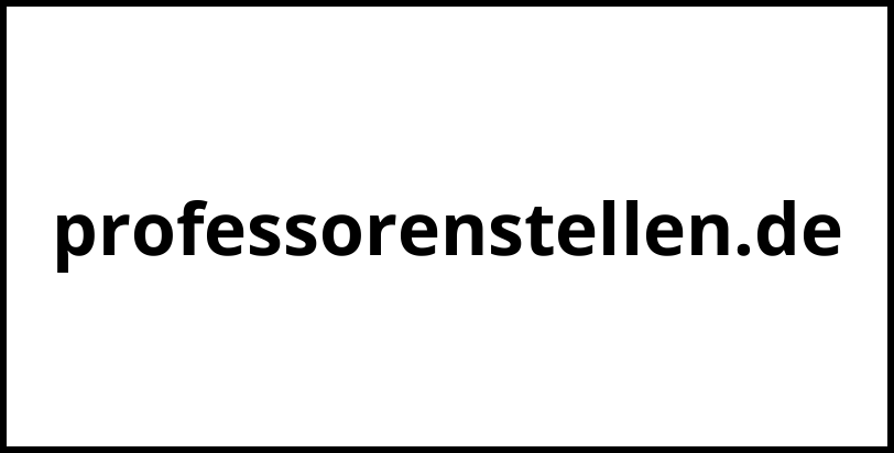 professorenstellen.de