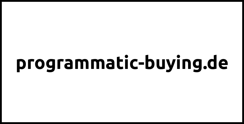 programmatic-buying.de