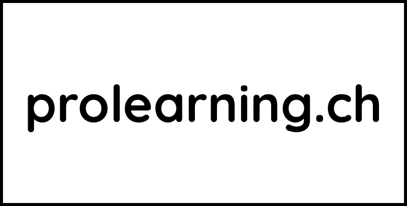 prolearning.ch