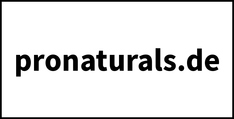 pronaturals.de