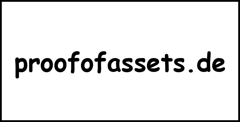 proofofassets.de