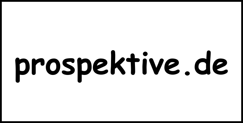 prospektive.de