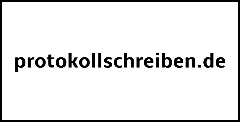 protokollschreiben.de