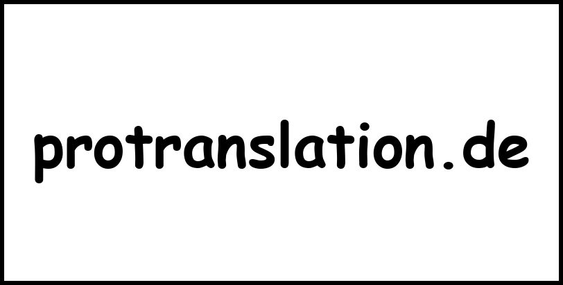 protranslation.de