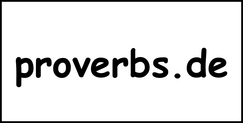 proverbs.de